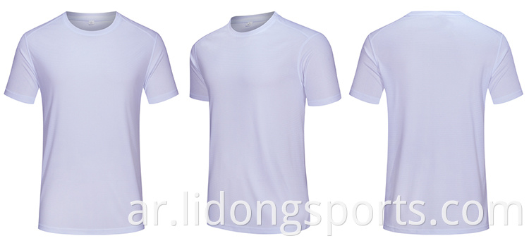 الفراغات التسامي tshirts 100 ٪ polyester t قميص مع شعار للرجال نساء أطفال مخصص الشعار المطبوعة بيضاء السائبة العادية tshirt